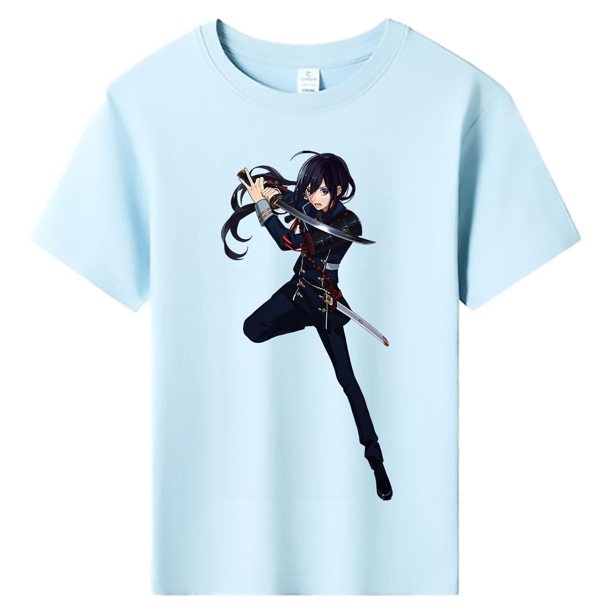 （画像用） 刀剣乱舞 Touken Ranbu 綿100％キッズTシャツ（フロントプリント）